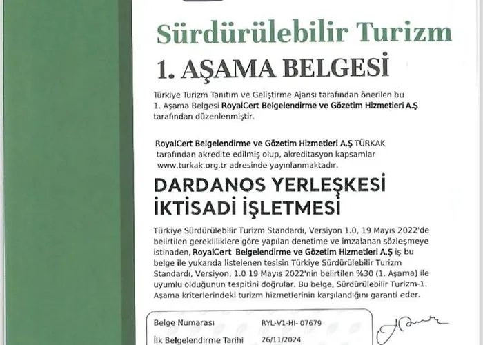 Отель Dardanos Yerleskesi 5*